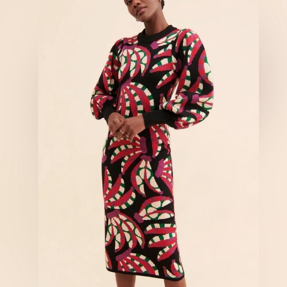 FARM Rio Dresses & Skirts - Farm Rio Banana Sweater Dress